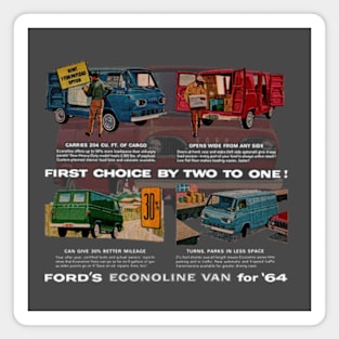 FORD ECONOLINE - advert Magnet